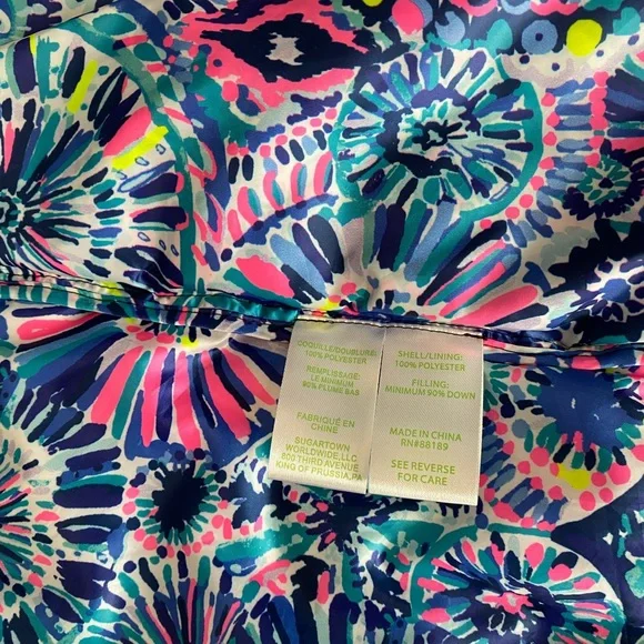 LILLY PULITZER DownPuffer Vest in Black Size M - Picture 7 of 13